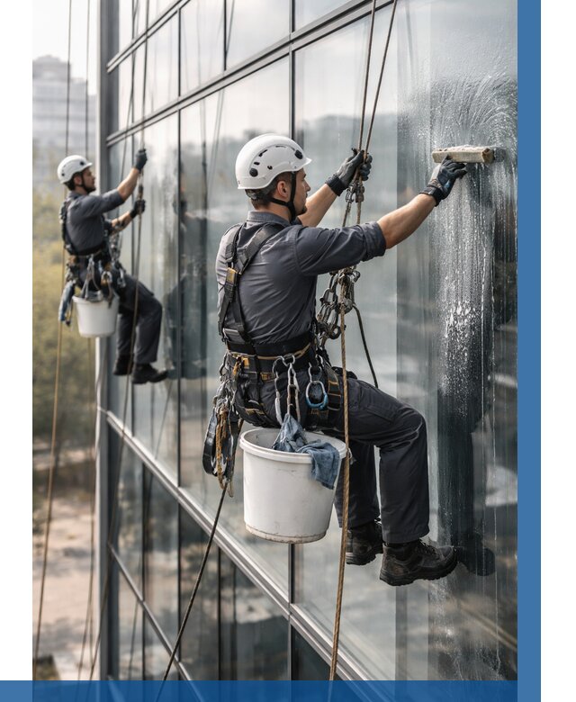 Мойка сплошного остекления в Грозном, заказать от 308 р.| ВЫСОТНИК-Грз