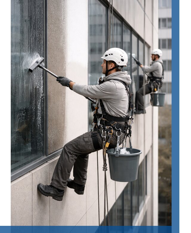 Мойка фасадов зданий в Грозном под ключ от 359 р. | ВЫСОТНИК-Грз