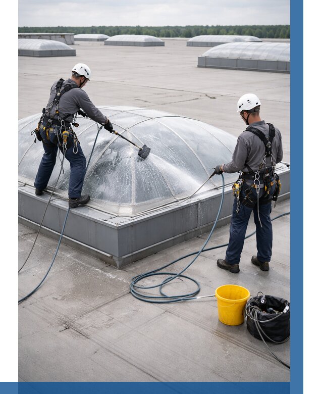 Мойка зенитных фонарей в Грозном, заказать от 4617 р. | ВЫСОТНИК-Грз