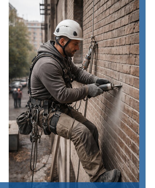 Расшивка кирпичных швов в Грозном от 616 р. | ВЫСОТНИК-Грз