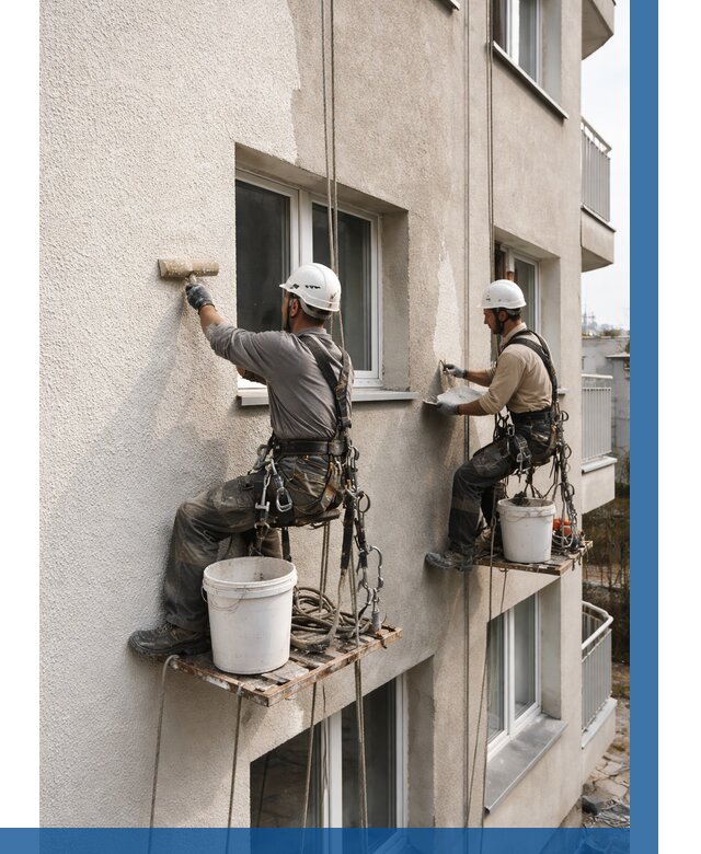 Нанесение короеда на фасад в Грозном от 462 р. | ВЫСОТНИК-Грз