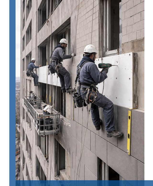 Монтаж фасадных термопанелей высокого качества в Грозном