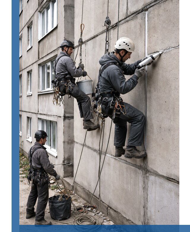 Герметизация межпанельных швов в Грозном с гарантией герметичности