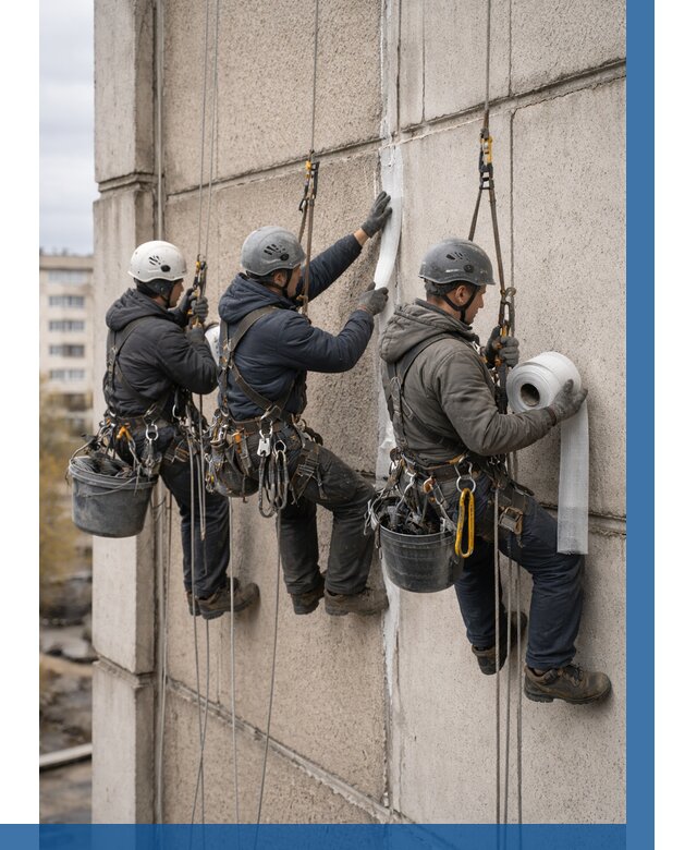 Ремонт межпанельных швов в Грозном от 770 р. | ВЫСОТНИК-Грз