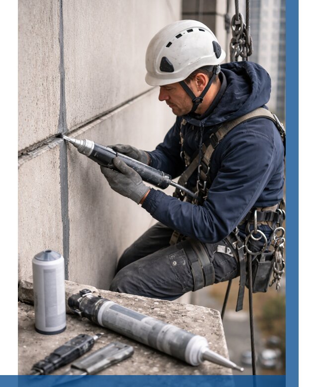 Вторичная герметизация швов в Грозном от 462 р. | ВЫСОТНИК-Грз