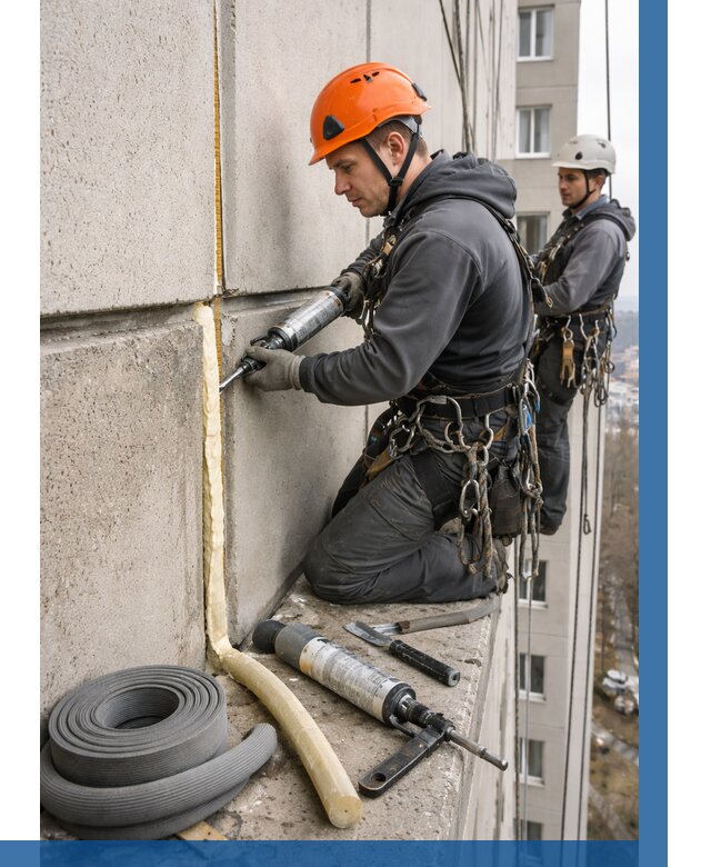 Теплый шов межпанельные швы в Грозном от 718 р. | ВЫСОТНИК-Грз