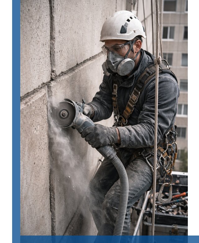 Штробление межпанельных швов в Грозном качественно и быстро