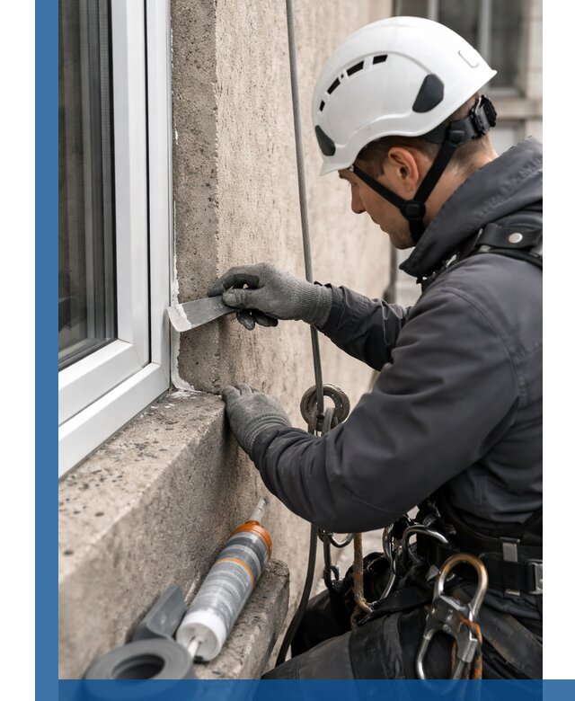 Герметизация монтажных швов окон в Грозном с гарантией качества