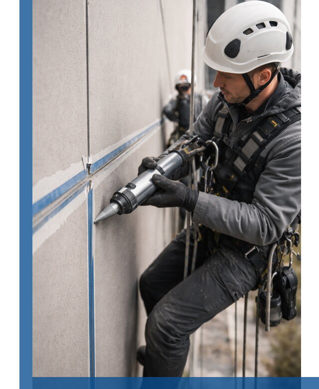 Герметизация стыков фасадных панелей в Грозном качественно и быстро