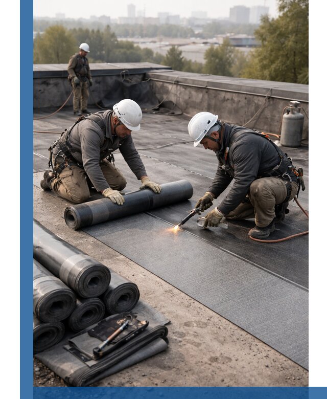Монтаж мягкой кровли в Грозном профессионально и надежно