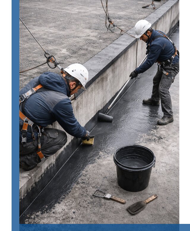 Гидроизоляция кровли жидкой резиной профессионально в Грозном