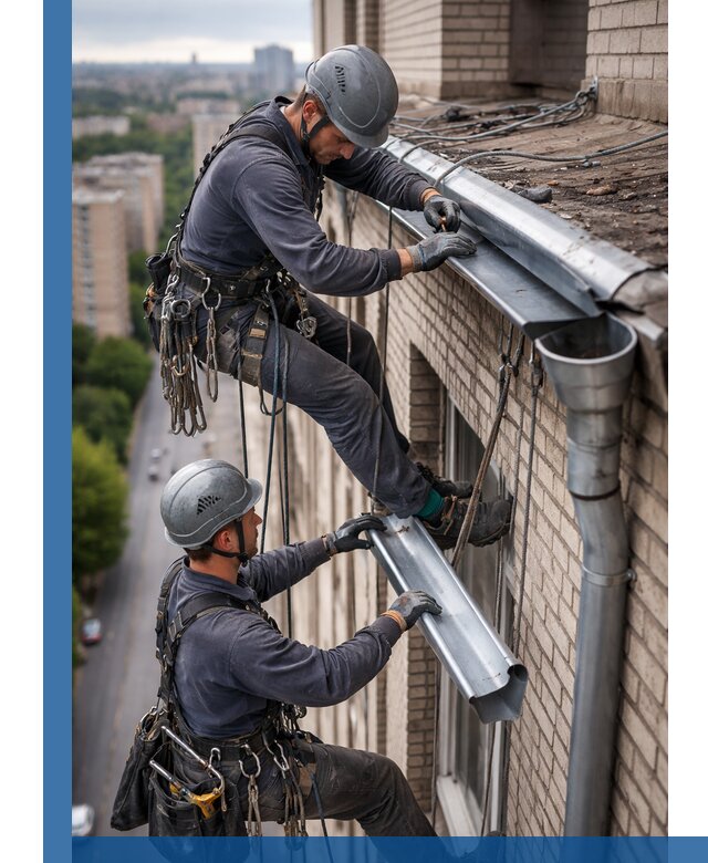 Ремонт водосточных желобов в Грозном, быстро и качественно