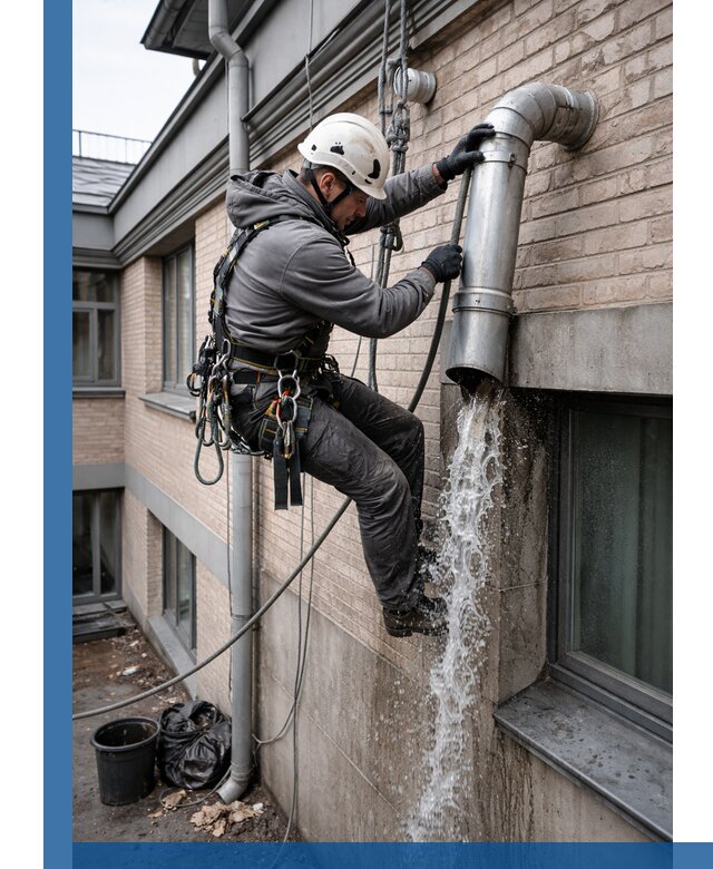 Профессиональная прочистка водосточных труб в Грозном с гарантией