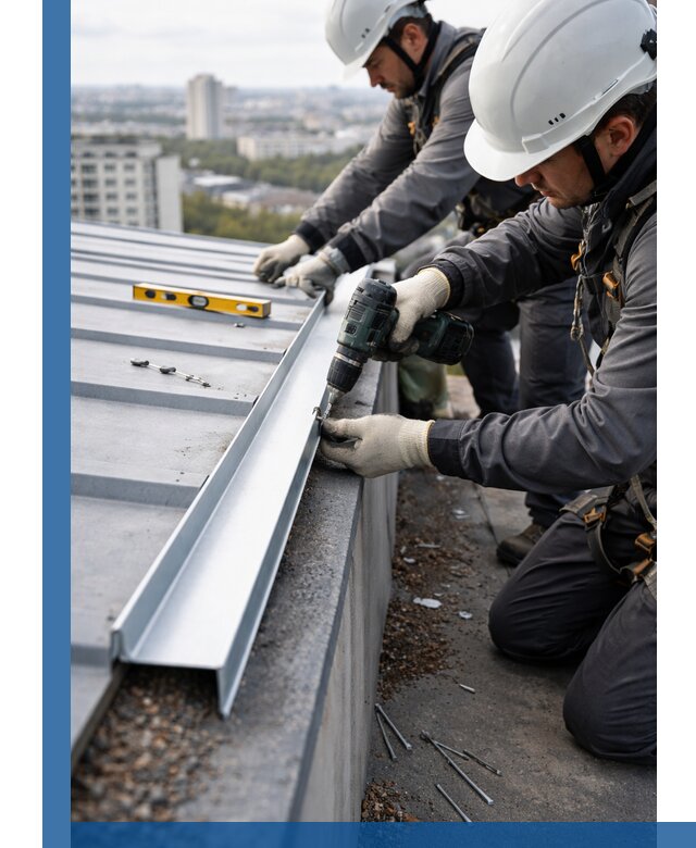 Монтаж капельника на кровле в Грозном с гарантией качества