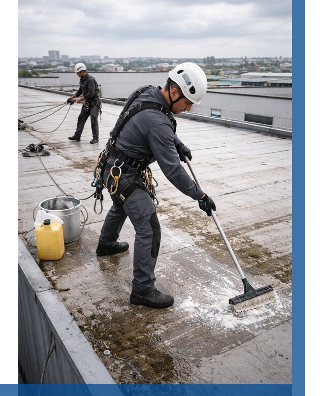 Очистка крыши по графику в Грозном от 7696 р. | ВЫСОТНИК-Грз