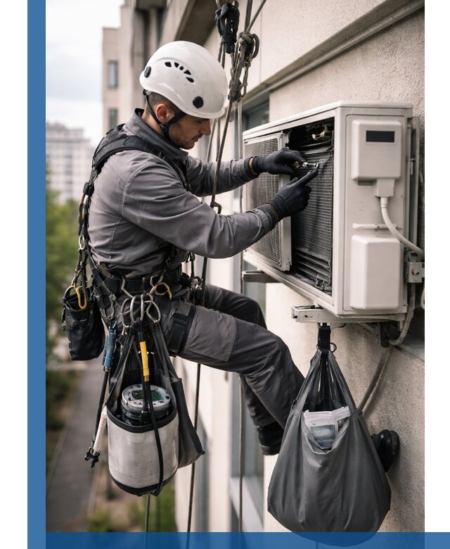 Обслуживание внешнего блока кондиционера в Грозном профессионально