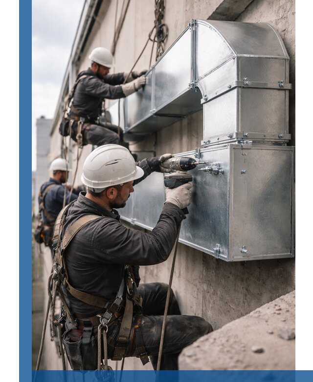 Профессиональный монтаж вентиляционных коробов в Грозном под ключ