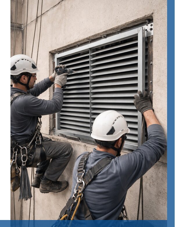 Монтаж вентиляционных решеток в Грозном от 4617 р. | ВЫСОТНИК-Грз