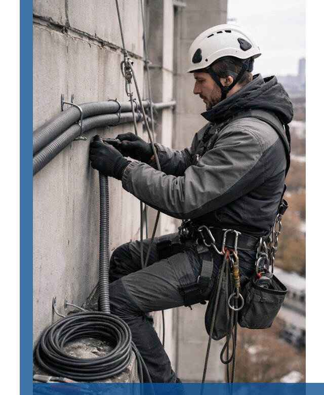 Профессиональный монтаж гофры для кабеля в Грозном с гарантией