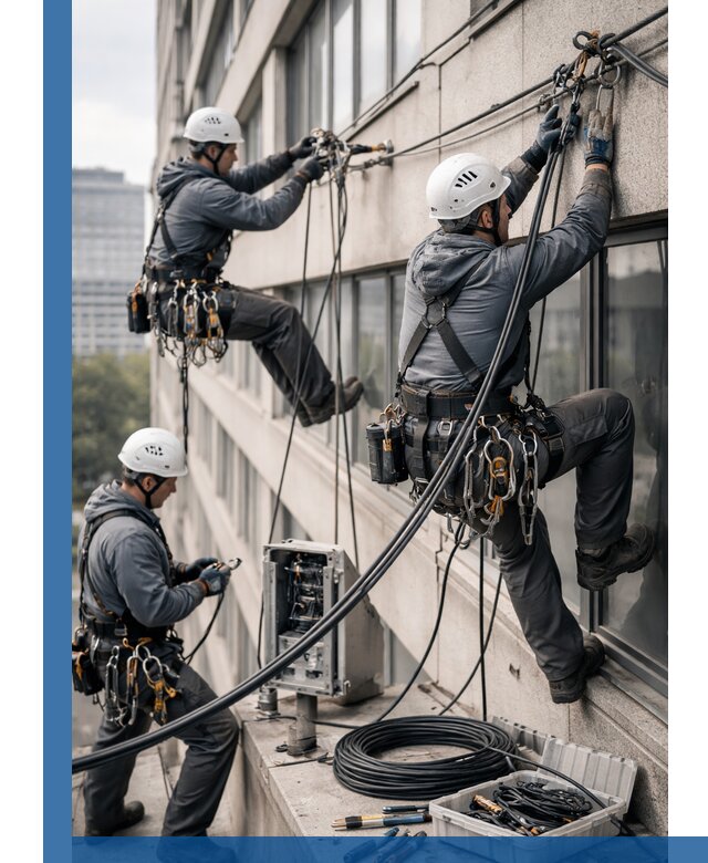 Прокладка оптоволоконного кабеля в Грозном под ключ с тестированием