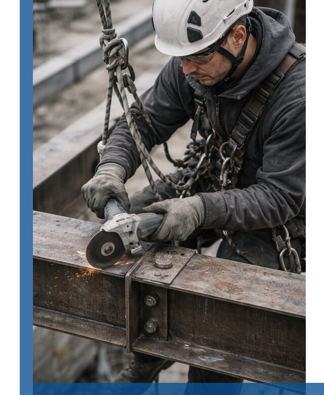 Резка металла на высоте в Грозном для зданий и конструкций