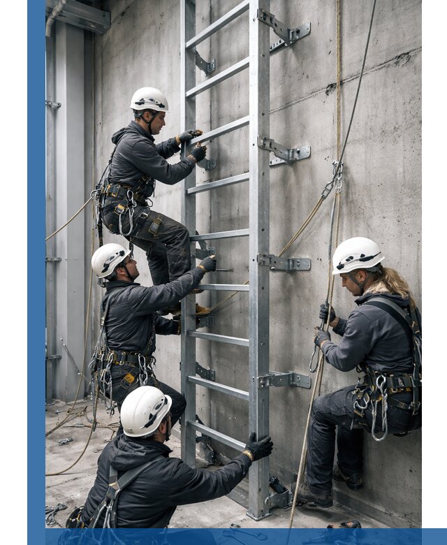 Монтаж металлических лестниц в Грозном под ключ со гарантией