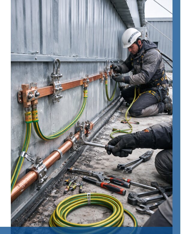 Монтаж заземления здания в Грозном от 25653 р. | ВЫСОТНИК-Грз