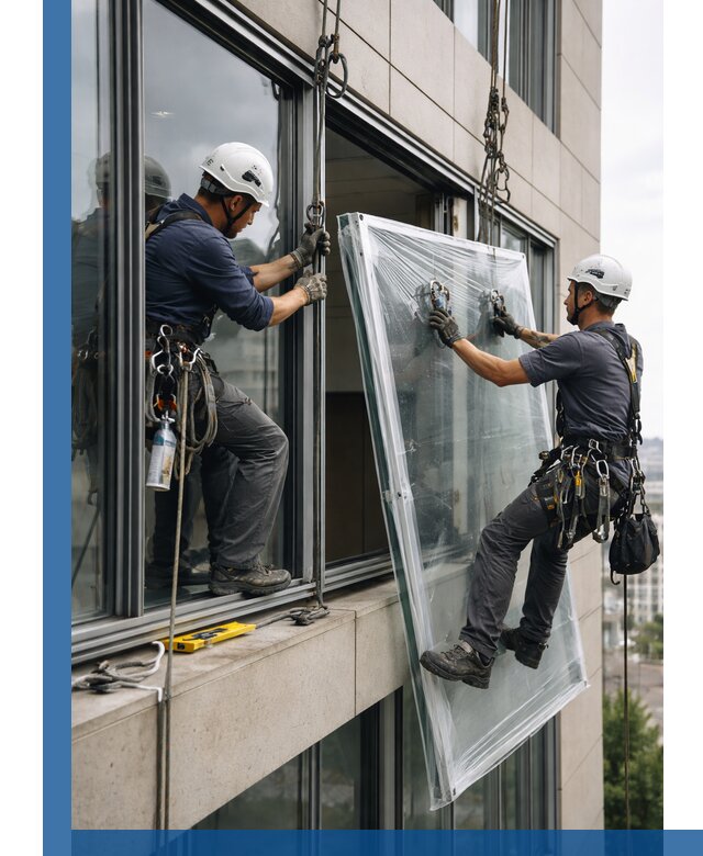 Профессиональная замена стекла в витраже в Грозном с гарантией