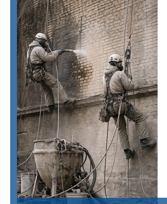 Пескоструйная очистка фасадов в Грозном профессионально