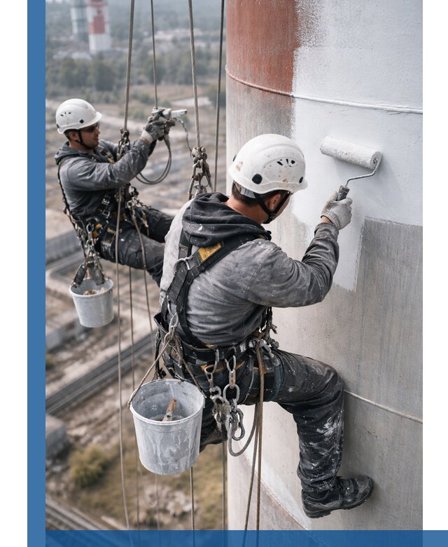 Покраска дымовых труб в Грозном: антикоррозийная защита и восстановление