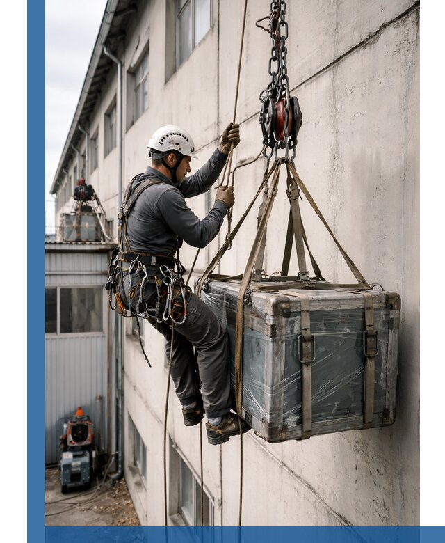 Подъем грузов на высоту в Грозном для промышленных объектов