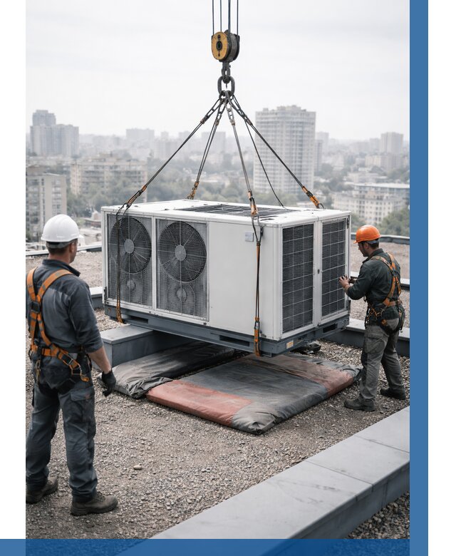 Подъем груза на крышу в Грозном от 5131 р. | ВЫСОТНИК-Грз заказать