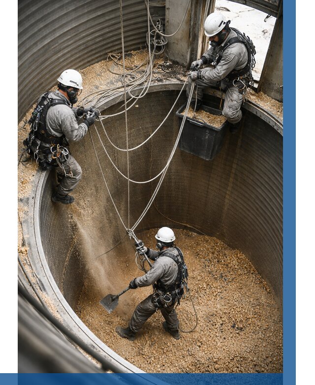 Чистка зерновых бункеров в Грозном от 12313 р. | ВЫСОТНИК-Грз