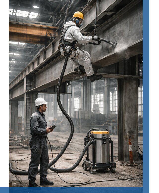 Обеспыливание конструкций в цехе в Грозном от 4310 р. | ВЫСОТНИК-Грз