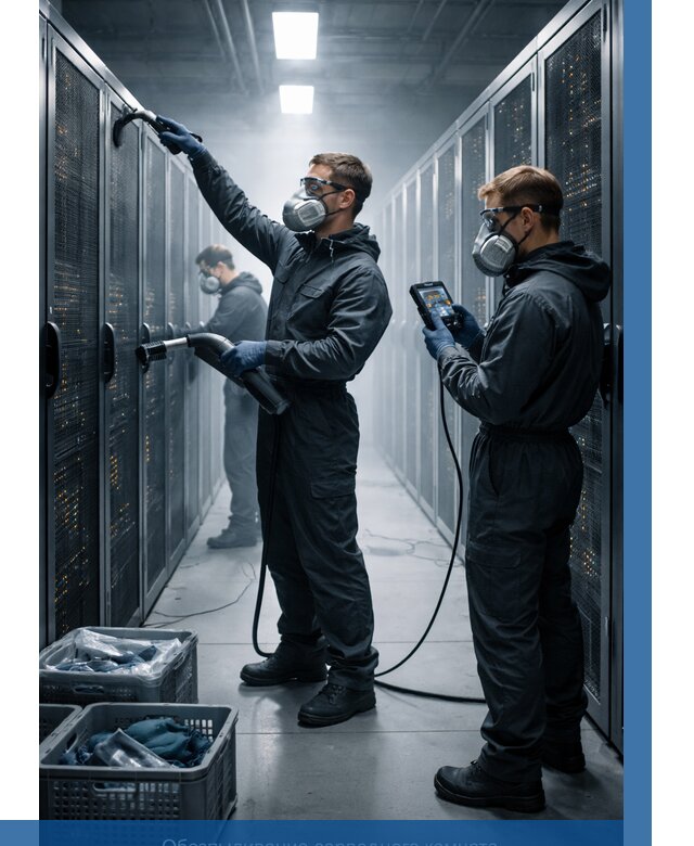 Обеспыливание серверной комнаты в Грозном от 4617 р. | ВЫСОТНИК-Грз