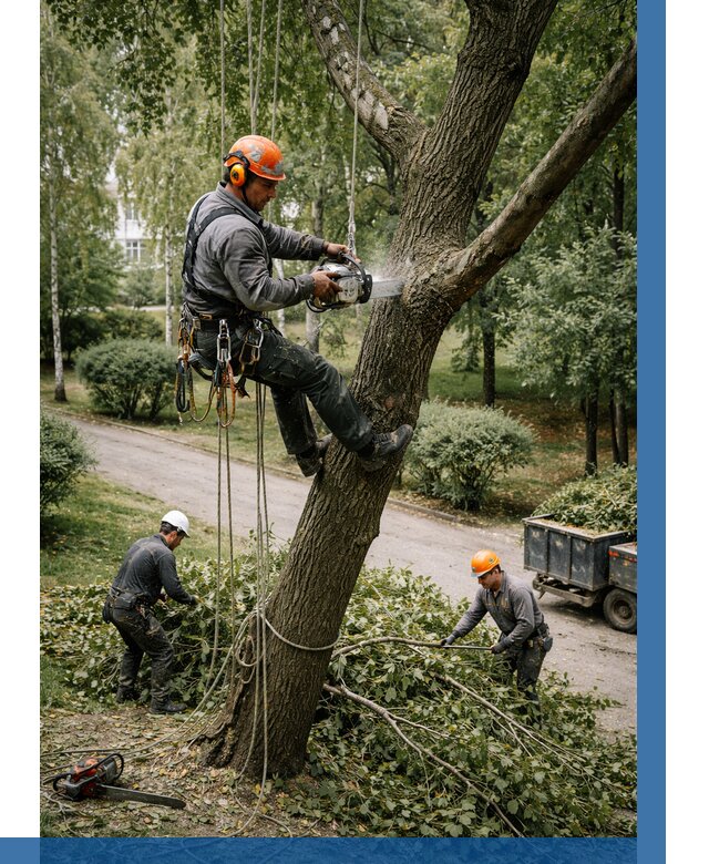 Кронирование деревьев в Грозном от 6670 р. | ВЫСОТНИК-Грз