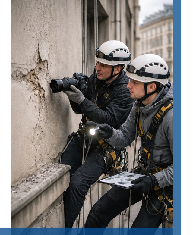 Фотофиксация дефектов фасада в Грозном от 4617 р. | ВЫСОТНИК-Грз