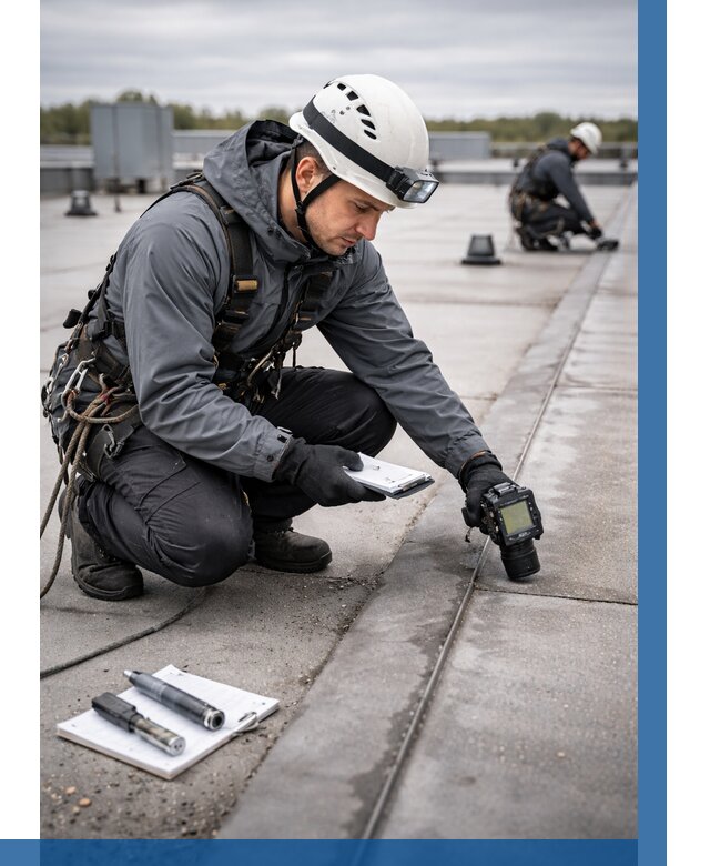 Обследование кровли на протечки в Грозном от 4617 р. | ВЫСОТНИК-Грз