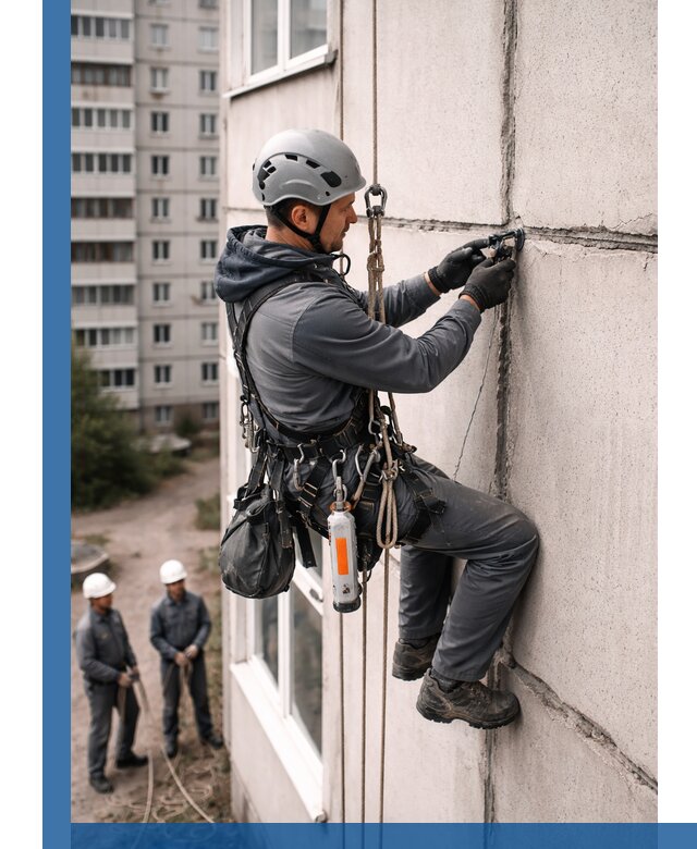 Обследование межпанельных швов и герметизация в Грозном