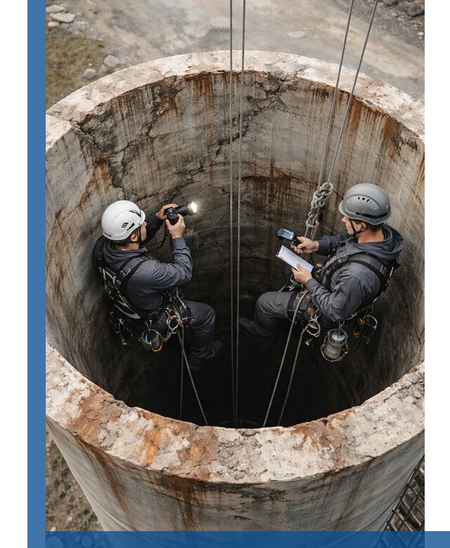 Обследование дымовой трубы: диагностика и оценка состояния в Грозном